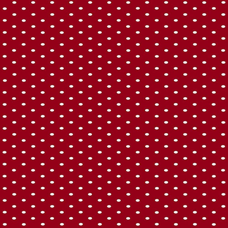 Red and White Polka Dot Self-Adhesive PVC Wallpaper