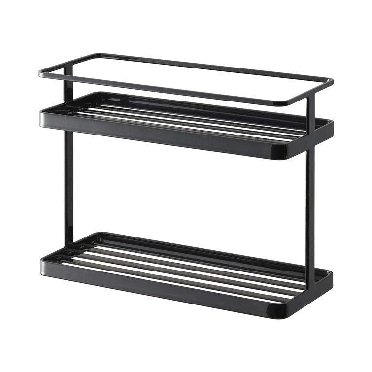 Black Steel Countertop Spice and Storage Organizer