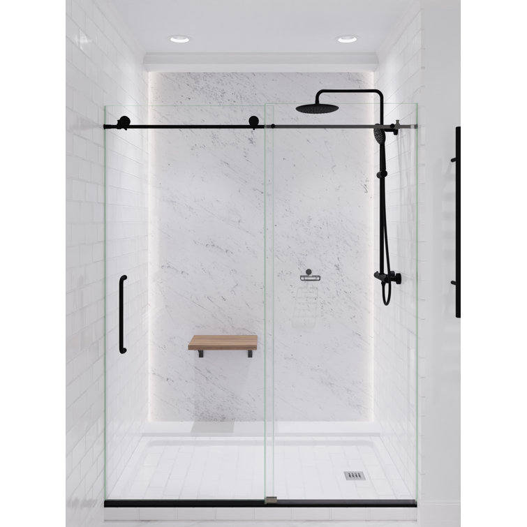 Matte Black Stainless Steel Multi-Head Shower System with Hand Sprayer