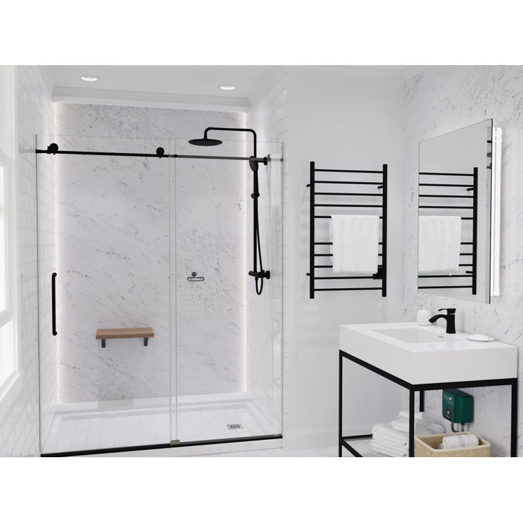 Matte Black Stainless Steel Multi-Head Shower System with Hand Sprayer