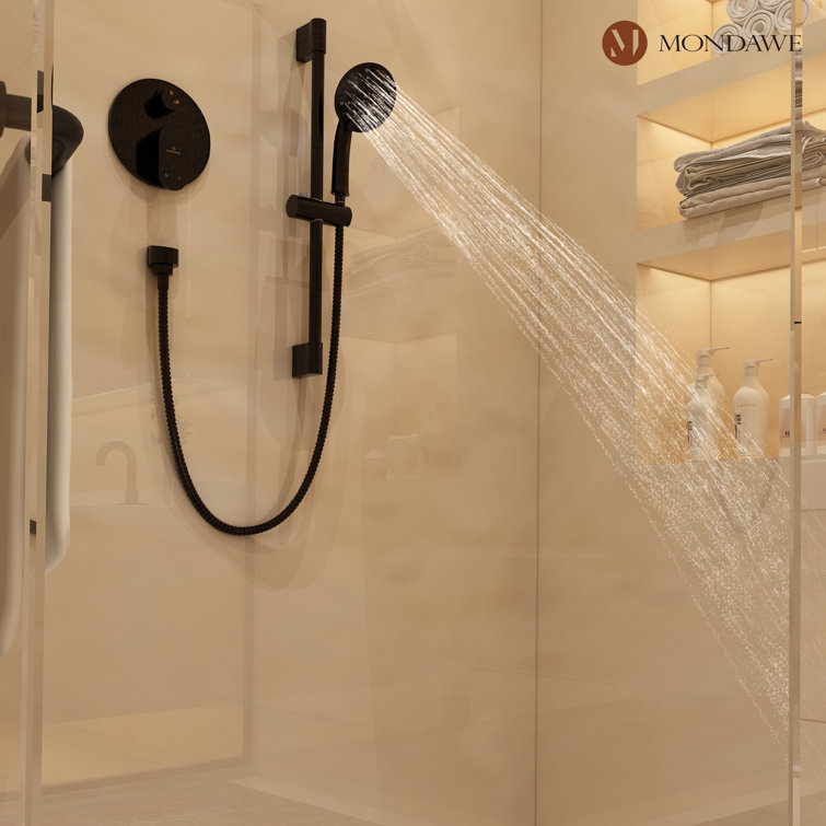 Bronze Oil-Rubbed Dual Shower System with Adjustable Handheld