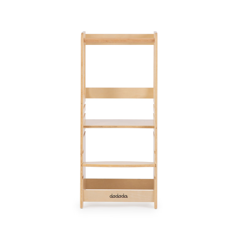 Natural Adjustable Beechwood Toddler Tower Stepping Stool