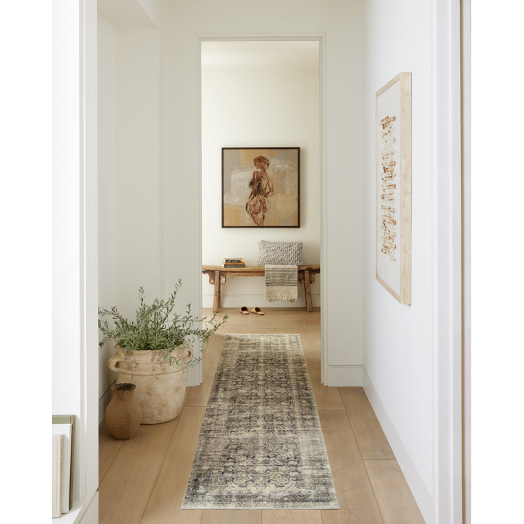 Gold and Ivory Woven Wool and Cotton Wall Art