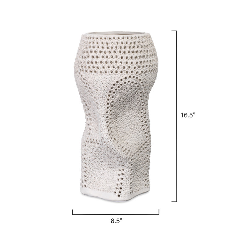 Celestial White Porcelain Decorative Table Vase
