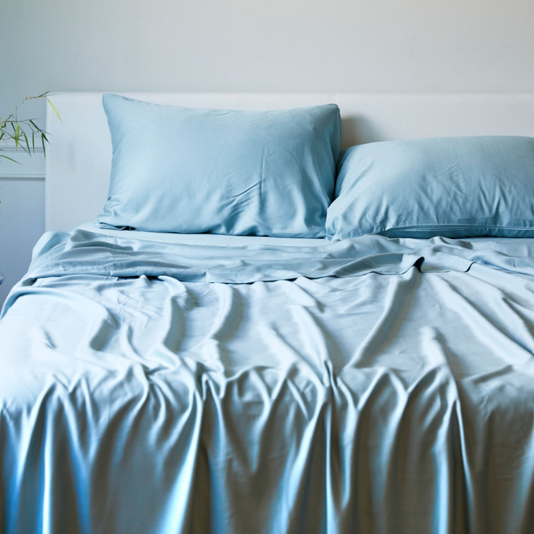 King White Hypoallergenic Bamboo Viscose Pillowcase Set