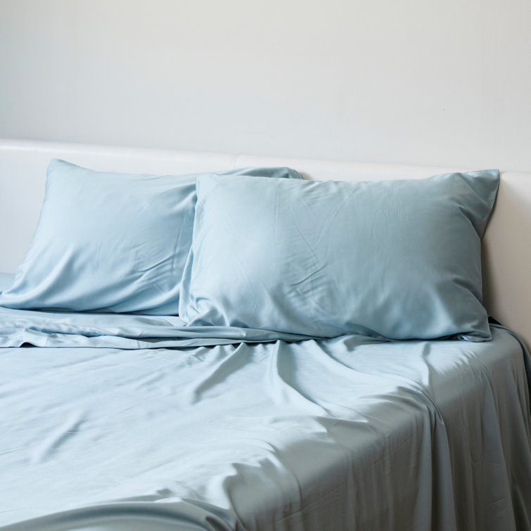King White Hypoallergenic Bamboo Viscose Pillowcase Set