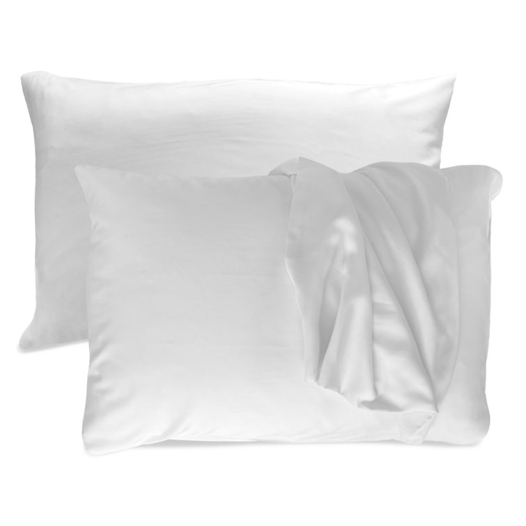 King White Hypoallergenic Bamboo Viscose Pillowcase Set