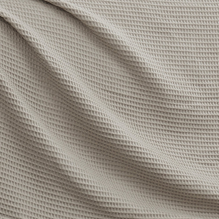 Cotton Waffle Weave Full/Queen Blanket in Khaki