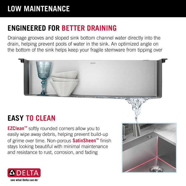 30-Inch Brushed Stainless Steel Farmhouse Drop-In Sink