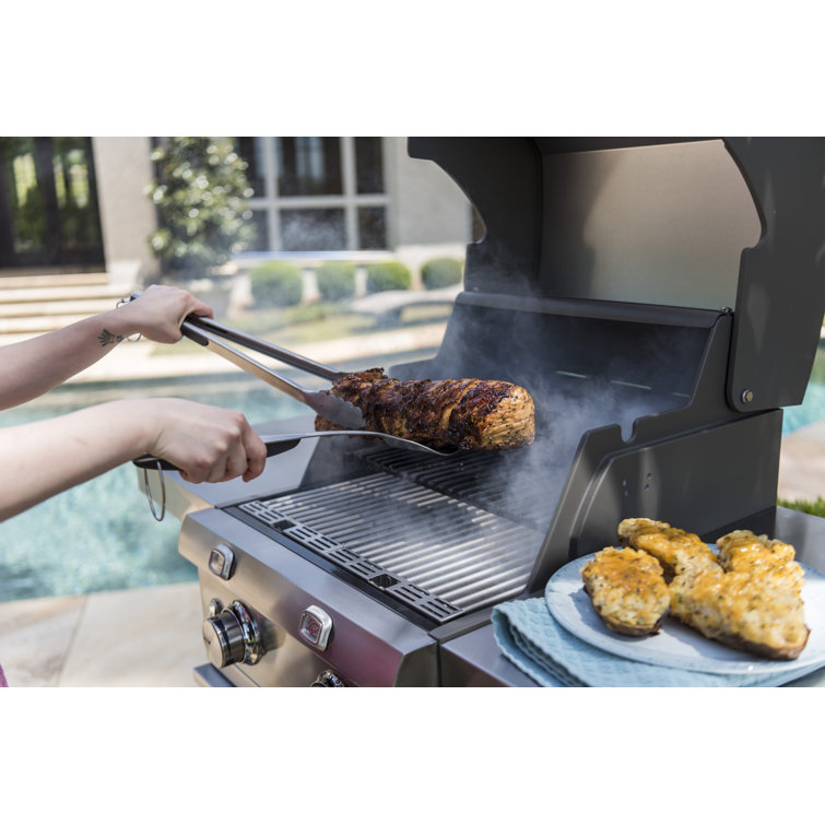 SABER Premium 3-Piece Grilling Tool Set, Stainless Steel