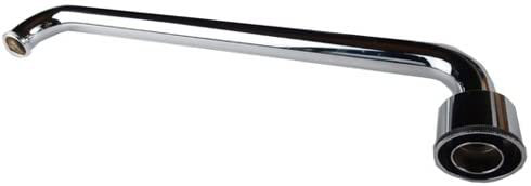 Chrome Spring Neck Deck Mounted Kitchen Faucet Spout