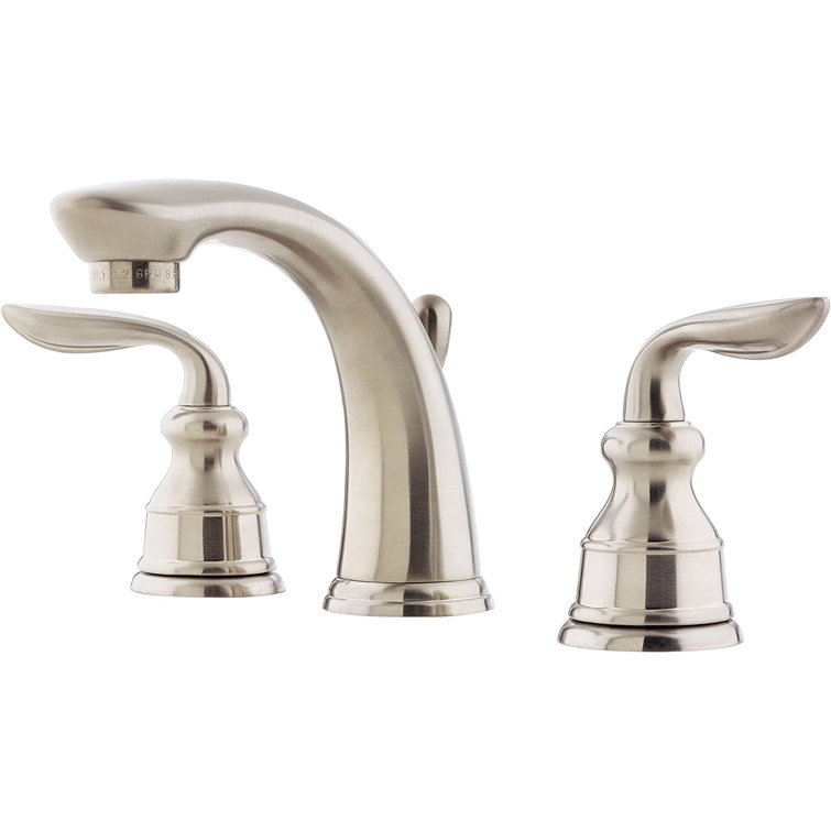 Avalon Satin Nickel Bathroom Faucet with Cross Handles