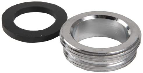 Avalon Silver and Chrome Brass Aerator Adapter for Faucets