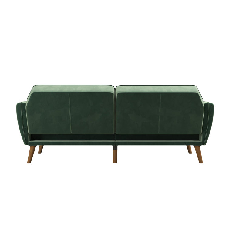 Tallulah Light Green Velvet Memory Foam Sleeper Sofa