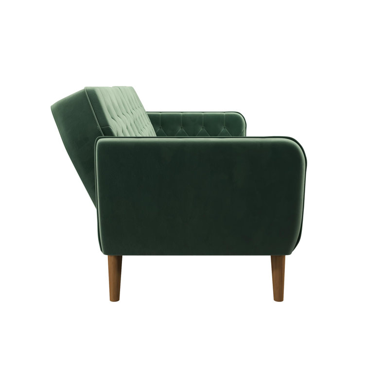 Tallulah Light Green Velvet Memory Foam Sleeper Sofa