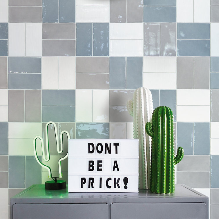 White Glossy 3x6 Ceramic Subway Wall Tile