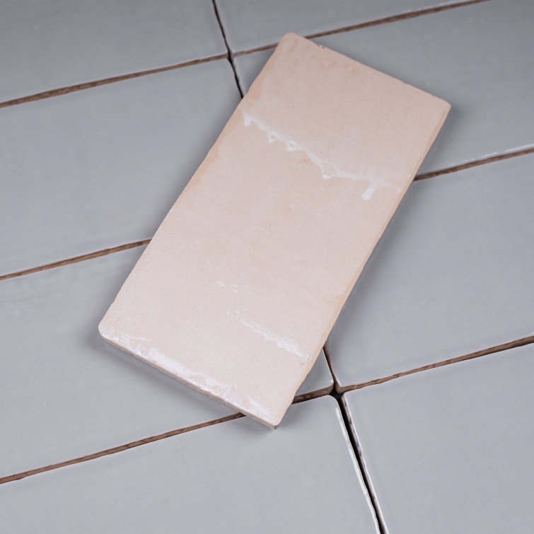 Ceniza Gray Polished Ceramic Subway Wall Tile 2.95" x 5.9"