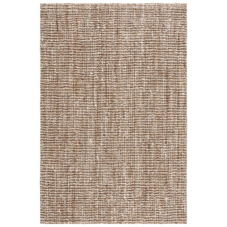 Natural Ivory Hand-Knotted Jute 8' x 10' Rug