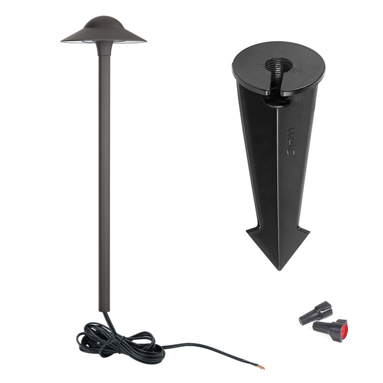 Black Bronze LED Pathway Light with Mounting Spike
