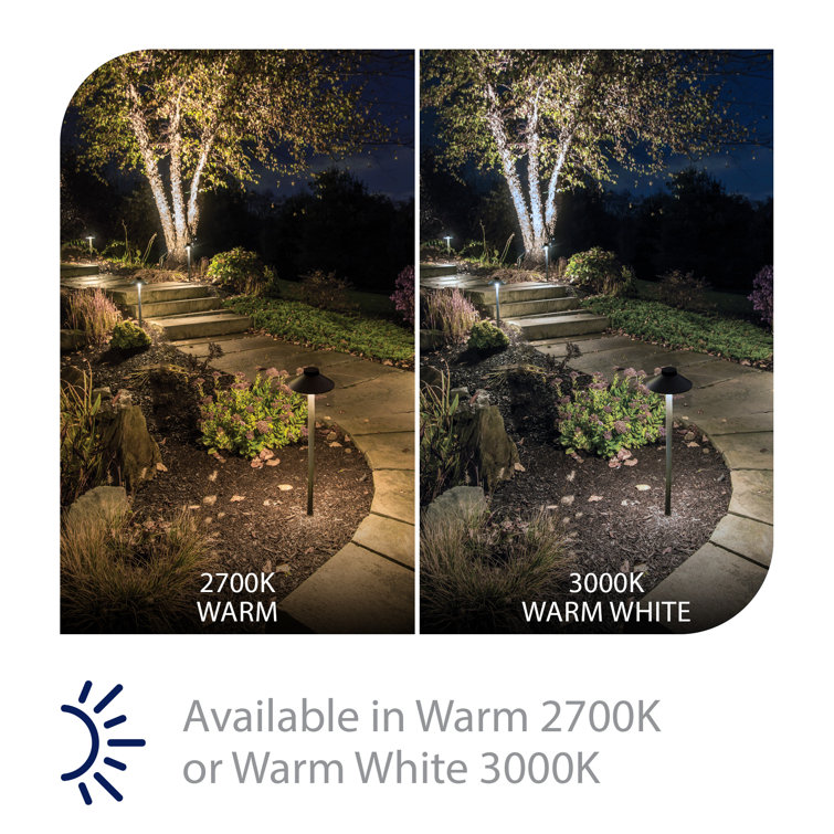 Black Aluminum 15" LED Pathway Light