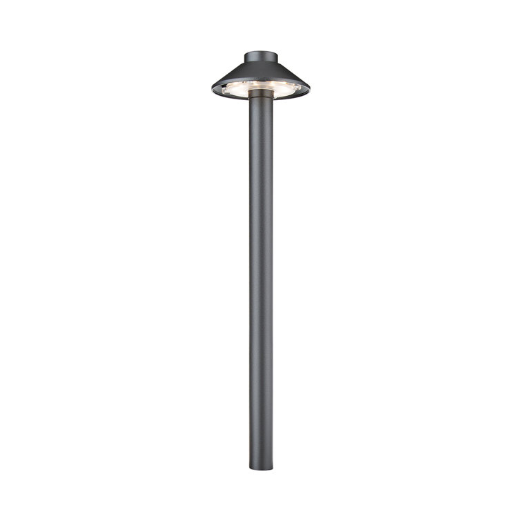 Black Aluminum LED Pathway Light with Dome Top