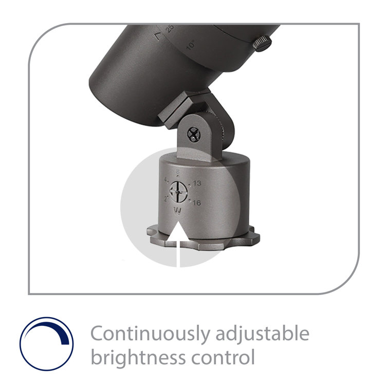 Adjustable Beam Bronze LED Landscape Spotlight