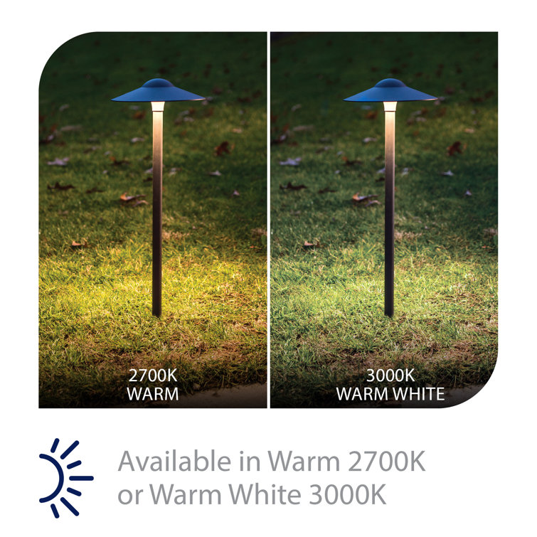 Black Bronze LED Pathway Light with Mounting Spike