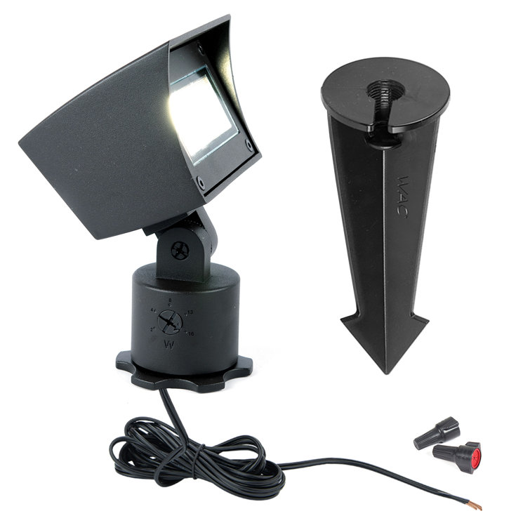 Sleek Black LED Wall Wash Light with Dimmable Feature