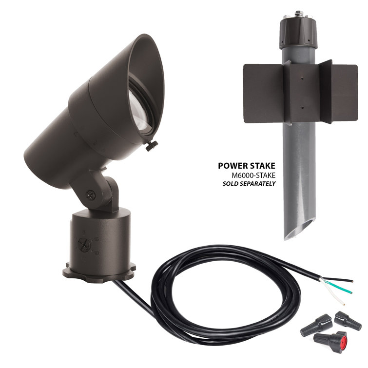 Adjustable Beam Bronze LED Landscape Spotlight