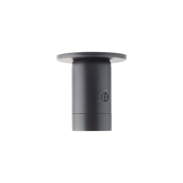 Estrella Black Aluminum LED Outdoor Flush Mount Light