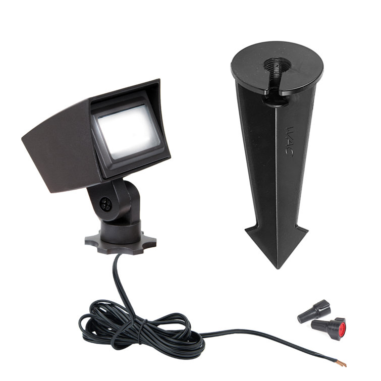 Black Low Voltage Integrated LED Metal Flood Light