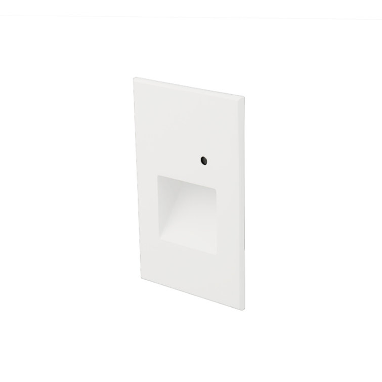 White Dimmable Steel LED Step and Wall Light