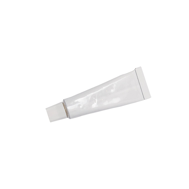 White Silicone Sealant Tube with Surface Coating