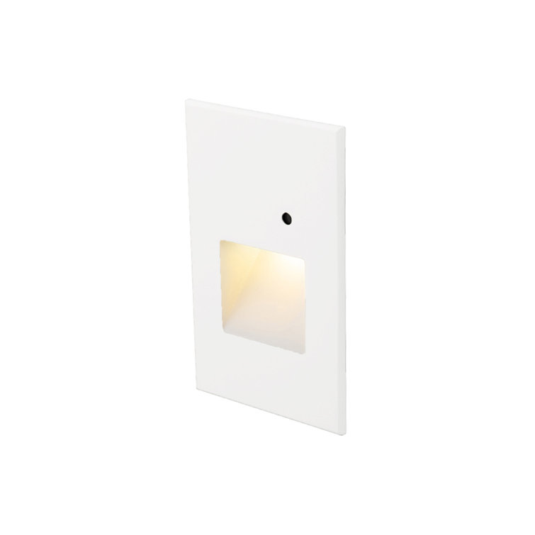 White Dimmable Steel LED Step and Wall Light