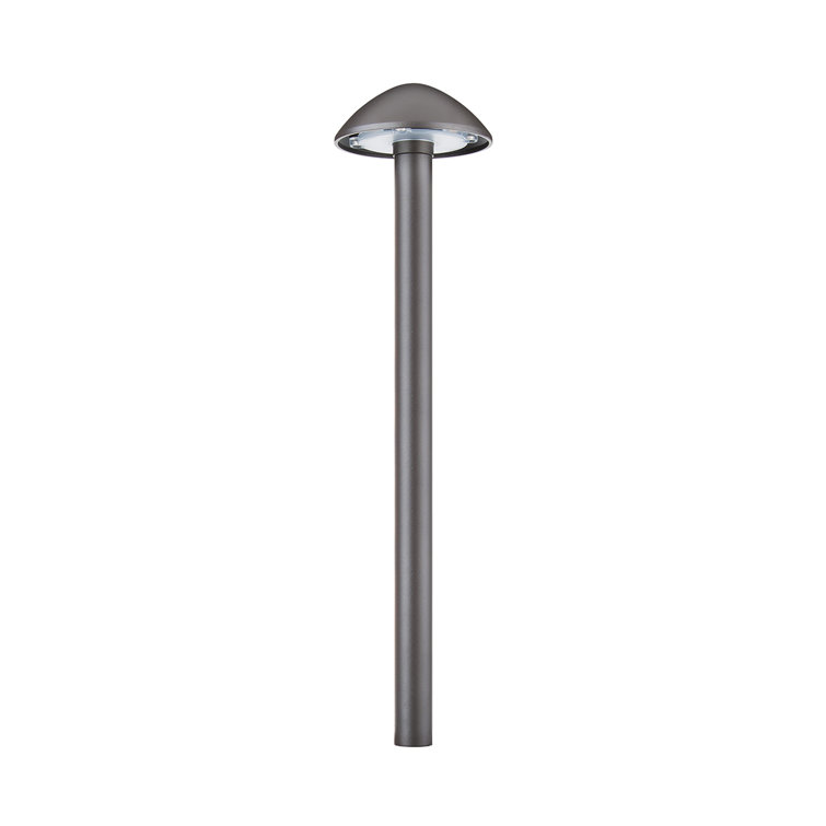 Bronze LED Pathway Light with Dome Top, 15-inch