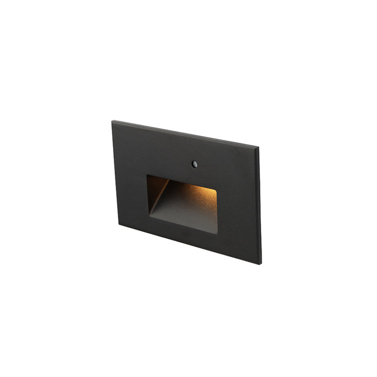 Black Dimmable LED Step Light with Photocell Sensor