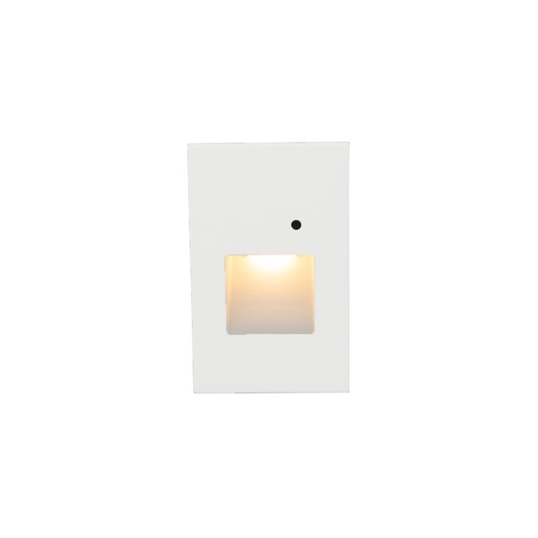 White Dimmable Steel LED Step and Wall Light