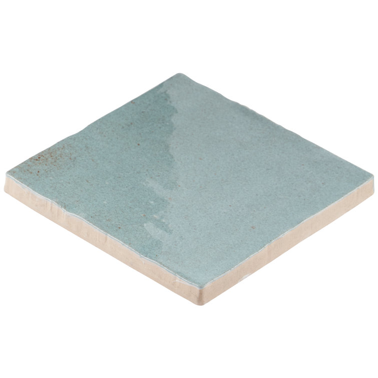 Kingston Turquoise 4x4 Glossy Ceramic Wall Tile