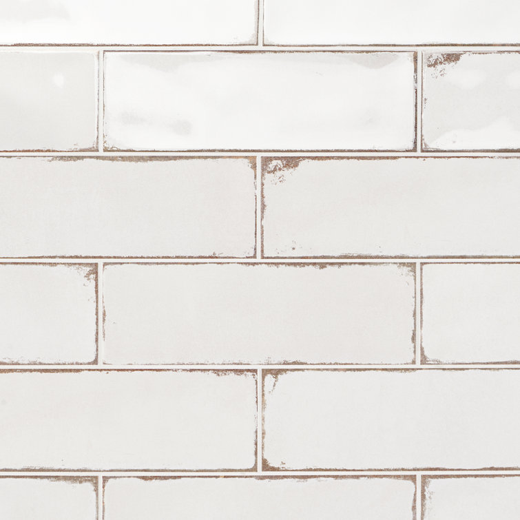 Santa Fe 4" x 12" Ceramic Fabric Look Subway Tile