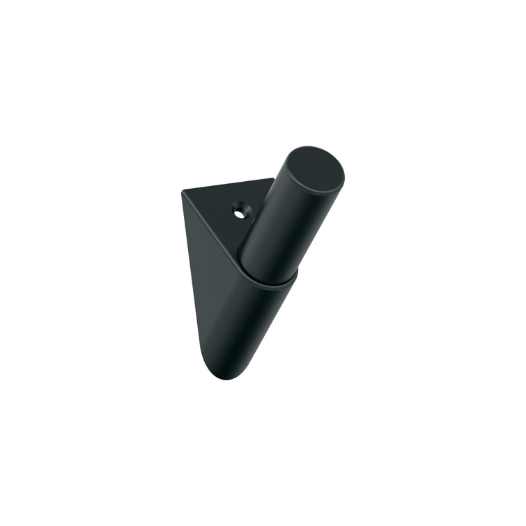 Matte Black Single Prong Decorative Wall Hook