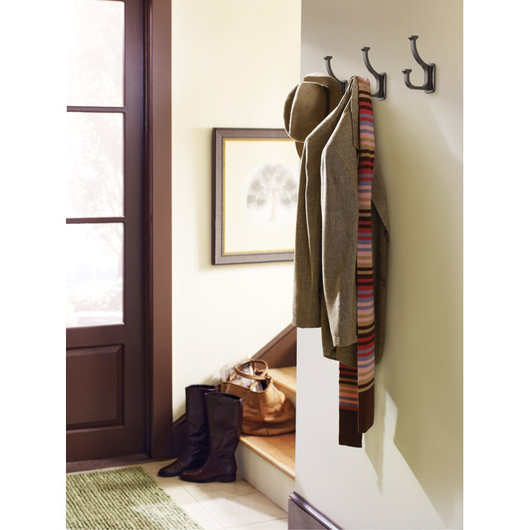 Oil Rubbed Bronze Double Prong Decorative Wall Hook