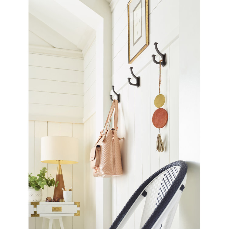 Oil Rubbed Bronze Double Prong Decorative Wall Hook