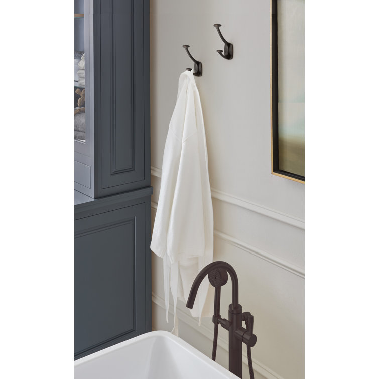 Oil Rubbed Bronze Double Prong Decorative Wall Hook