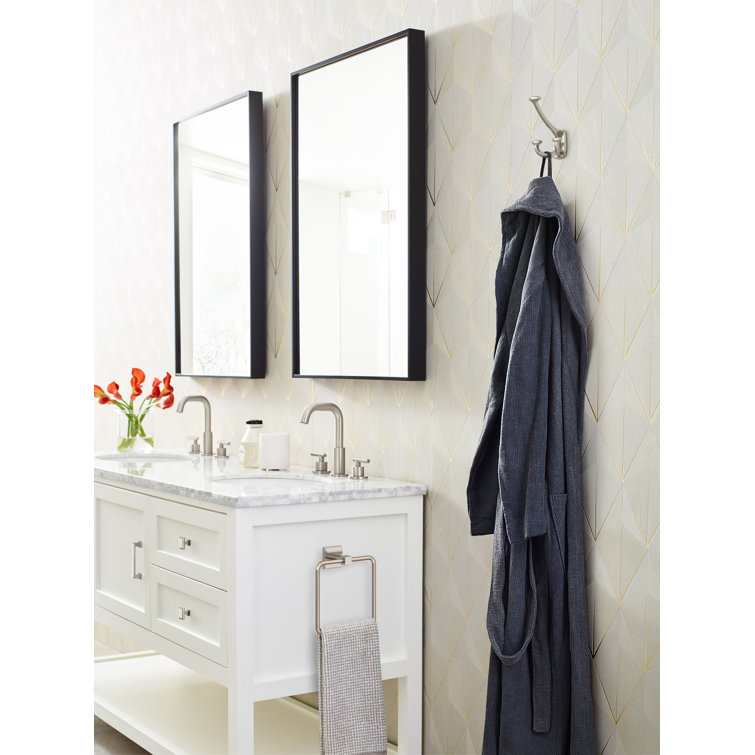 Satin Nickel Triple Prong Decorative Wall Hook