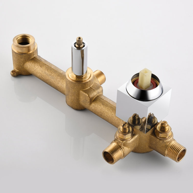 Sleek Chrome Wall-Mount Waterfall Tub Faucet with Hand Shower