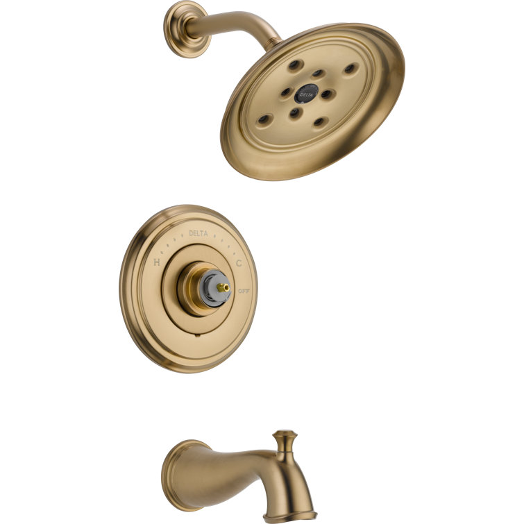 Classic 7 7/8" Bronze Rain Showerhead with WaterSense Technology