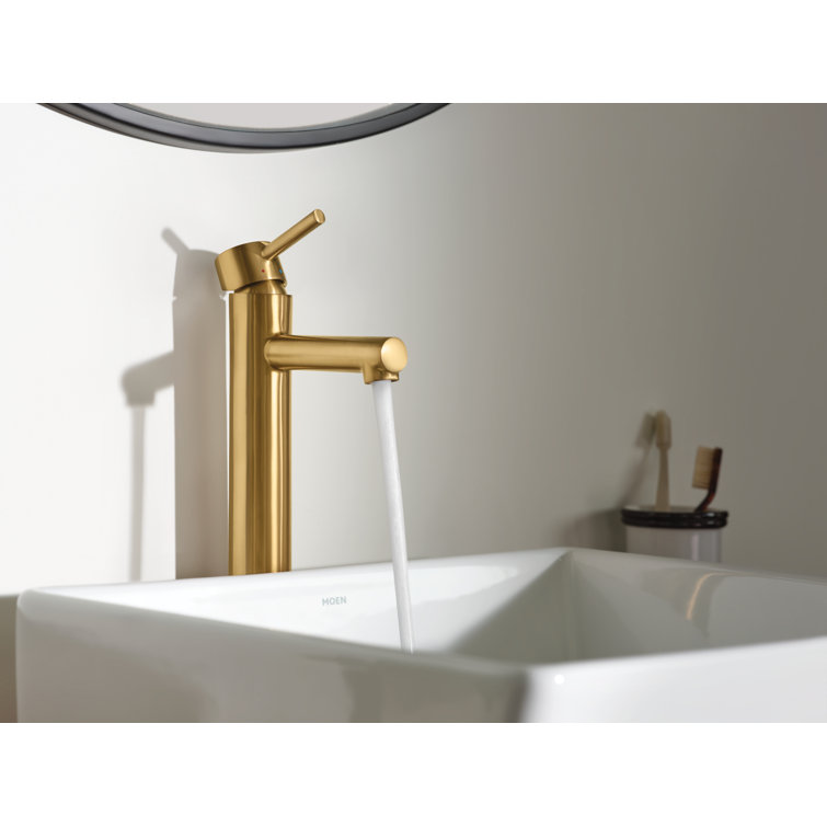 White Rectangular Ceramic Above-Counter Vessel Sink