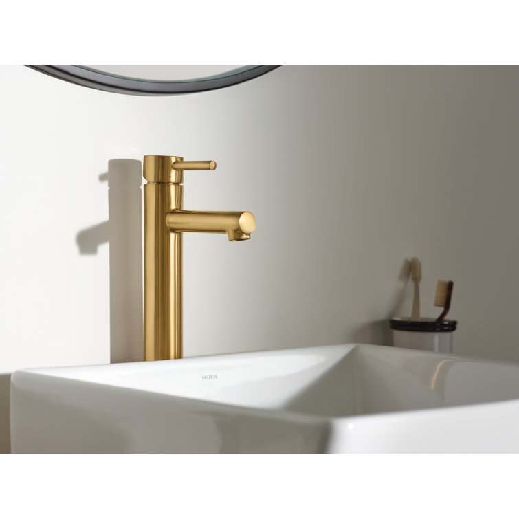 White Rectangular Ceramic Above-Counter Vessel Sink