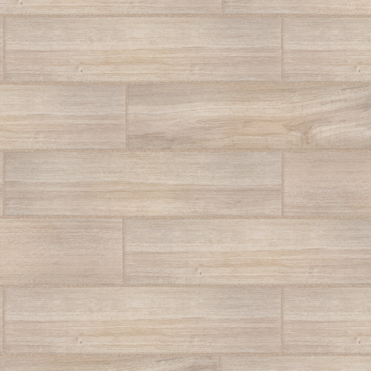 Nature Beige Large Matte Porcelain Wood Look Tile