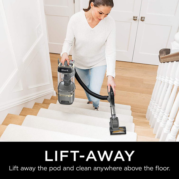 Shark Silver Bagless Upright Vacuum with HEPA Filter